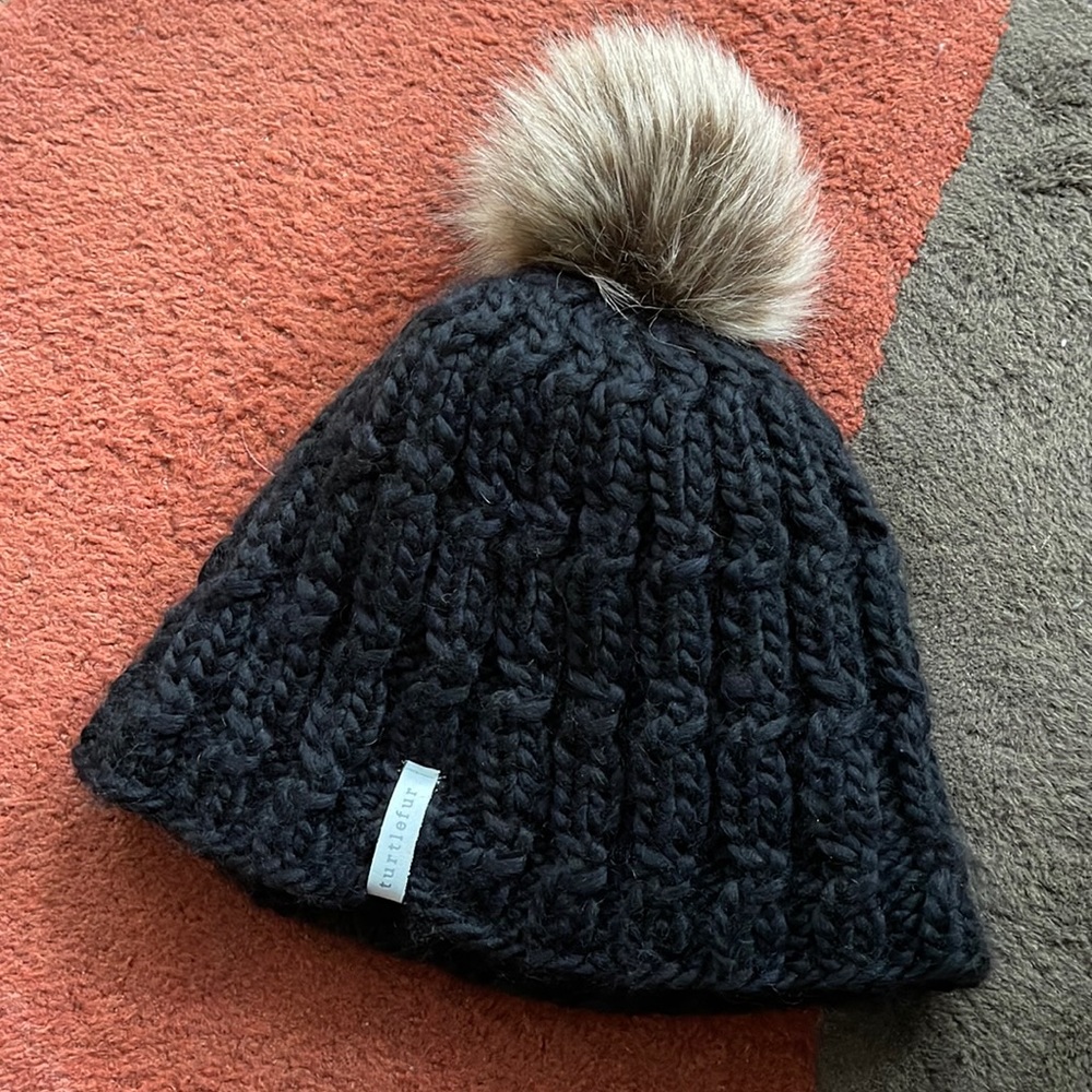 NWOT turtlefur beanie